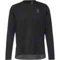 On Performance Long-T Funktionsshirt Herren in black-eclipse, Größe XL
