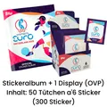 TOPPS UEFA Women’s Euro 2025 Sticker - 1x Stickeralbum+ 1x Display = 300 Sticker
