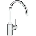 Spültischmischer Concetto, seitliche Betätigung (Ausführung: Spültischmischer Grohe Concetto verchromt schwenkbar)