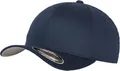 Flexfit Unisex Cap Wooly Combed, Unisex Baseballkappe, Youth, Navy