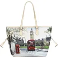 Y Not? Yesbag Shopper Tasche 46.5 cm - Grau