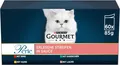 PURINA Gourmet Perle Erlesene Streifen Katzenfutter nass, Sorten-Mix (60 x 85g)