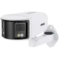 ANNKE I91DW 4K Ultra HD PoE IP Überwachungskamera mit zwei Objektiven, 180° Panoramablick, Farbnachtsicht, Personen- und Fahrzeugerkennung - Weiß
