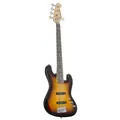 J&D JB/5 5-String Bass Sunburst, Erlekorpus, Ahornhals, Palisandergriffbrett