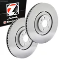 2x Zimmermann Bremsscheibe Ø 375mm für AUDI A5 A6 A7 A8 Q5 Q7 Q8 4A2 C8