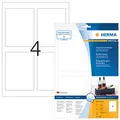 HERMA Flaschenetiketten 8882 weiß 90,0 x 120,0 mm, 10 Blatt