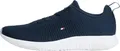 Tommy Hilfiger Herren Runner Sneaker Corporate Knit Rib Runner Sportschuhe, Blau (Desert Sky), 44