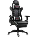 Gaming Stuhl Sportsitz HomeOffice Bürostuhl TS-BS5934 Schwarz/Weiß