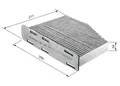 Filter Innenraumluft für AUDI SEAT SKODA VW A3 Sportback Cabriolet Q3 TT