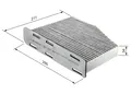 Innenraumfilter BOSCH 1 987 432 397 Aktivkohlefilter für AUDI VW SEAT SKODA A3 5