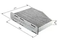 BOSCH Filter, Innenraumluft 1 987 432 397 für VW SEAT SKODA AUDI