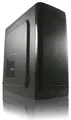 LC-Power 7034B, Midi Tower, PC, Schwarz, ATX, micro ATX, Mini-ATX, Metall, 14,5 cm
