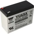 Yuasa Blei-Akku REC10-12 mit 12 Volt und 10Ah, 6,3mm Faston Steckkontakte - Grau