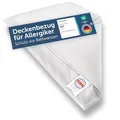 Blumtal® Milbenbezug Decke 135x200 cm - Oeko-TEX zertifizierte Allergiker Bettwäsche 135x200 cm - Milbenbezug für Decken - Hausstaubmilben Bettwäsche