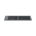Hama Faltbare Tastatur Bluetooth (Ultraslim Wireless Keyboard klappbar, leise, Mini, kabellos für Tablet/iPad/Handy/iPhone, Reise-Tastatur für unterwegs, Akku, 10 m Reichweite, QWERTZ) schwarz