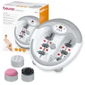 Beurer FB 50 Fußbad, mit Fußreflexzonenmassage, Pediküre-Aufsätze, Wasserheizung, Sprudelmassage, Infrarot-Lichtpunkte und Magnetfeld Anwendung | 1 Stück (1er Pack)