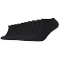 s.Oliver Unisex Socken, 10er Pack - Sneaker, einfarbig Schwarz 39-42