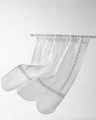 LOBERON Scheibengardine Wistelle weiß 45 x 70 cm Natürliche Eleganz