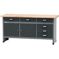 Küpper Germany 1700 x 840 x 600 mm 6 Schubladen 2 Türen anthrazit grau - Grau