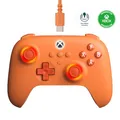 8bitdo Ultimate C Wired Controller for Xbox, RGB Lighting Fire Ring and Hall Effect Joysticks, Compatible with Xbox Series X|S, Xbox One, Windows 10/11 - Officially Licensed (Orange)