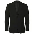 SELECTED HOMME Sakko - elegante Anzugjacke - Herren Blazer Slim Fit schwarz 50
