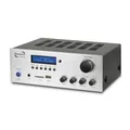 Dynavox Stereo Kompakt-Verstärker VT-80 MK Audio Receiver silber gebürstet