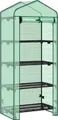 WOLTU Gewächshaus mit Rollen, Foliengewächshaus mit 4 Regalen, 70x163x50 cm : Grün Farbe: Grün