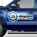 Personalisierte Auto Magnetschilder mit Wunschtext | Auto Aufkleber | Hochwertige Magnetfolie | Für Alle Autotypen | Wetterfest | Einfach Gestalten & Drucken | Abnehmbare Autotür Magnete | PRINT.GG