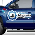 Magnetfolie Magnetschild für Auto. Verschiedene Formen und Dimensionen. UV-druck