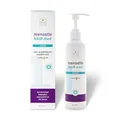 menoelle® Hair med Shampoo – gegen Haarausfall u. dünner werdendes Haar in den Wechseljahren – Haarwachstum beschleunigen auf pflanzlicher Basis – Mit EstroG-100, Koffein, Biotin – 240ml