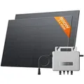 ECOFLOW STREAM Balkonkraftwerk Basic Kit 0% VAT, 800 W Mikro-Wechselrichter, 2 × 400 W PV Solarpanels