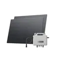 ECOFLOW STREAM Balkonkraftwerk Basic Kit 0% VAT, 800 W Mikro-Wechselrichter, 2 × 400 W PV Solarpanels, WLAN & App-Steuerung für Balkon, Garten, Dach, Wandmontage