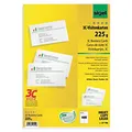 Sigel Visitenkarten 225 g/m² Weiß 40 Blatt à 10 Stück LP796