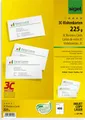 SIGEL Visitenkarte 3C, Inkjet/Laser/Kopierer, Edelkarton, 225 g/m², 85 x 55 mm, hochweiß, glatter Rand (400 Stück), Sie erhalten 1 Packung á 400 Stück