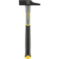 Stanley Schreinerhammer STHT0-54159, Bahn 25mm, 315g Kopfgewicht, Fiberglasstiel, Länge 290mm