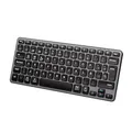 iClever DK02 Teclado Bluetooth para Mac - Compatible Teclado Apple Inalámbrico para Mac iOS PC Android - Cambia Entre 3 dispositivos Con Multi Device Mac Teclado Bluetooth para MacBook Pro/Air, iMac