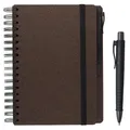 FABER-CASTELL Notizbuch ca. DIN A5 blanko, espresso Hardcover 180 Seiten, 1...