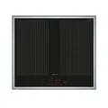 Siemens EX645HXC1E, Stiftung Warentest GUT (2,3)*, iQ700, Induktionskochfeld 60 cm, Mit Rahmen aufliegend, varioInduktion, powerBoost, Bratensensor Pro, Intelligente Dunstabzugsautomatik, Home Connect