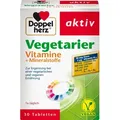 Doppelherz | Aktiv Vegetarier Vitamine + Mineralstoffe | 30 Tabletten