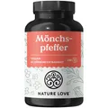 NATURE LOVE® Mönchspfeffer Kapseln - 240 Stk - 4:1 Extrakt Original Vitex Agnus Castus 10mg/Kapsel