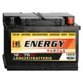 HR-ENERGY 75Ah Batterie 12V Versorgerbatterie Camping Wohnmobil Caravan Boot