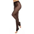 GLAMORY Feinstrumpfhose My Size 20 DEN zehenoffen, elastisch, plus size schwarz 56/58