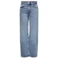 ONLY Weite Jeans Juicy (1-tlg) Plain/ohne Details blau 26