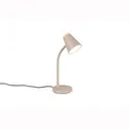 LED Tischleuchte Leselampe Schreibtischlampe warm beige flexibel H 36 cm