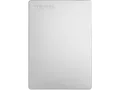 TOSHIBA Canvio Slim (2018) Festplatte, 2 TB HDD, 2,5 Zoll, extern, Silber