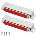 Magnetischer Türverschluss, Edelstahl, 30 kg Haltekraft, Möbelmagnet, Magnetd...