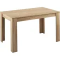 byLIVING Esstisch Nepal, 140x80 cm, Melaminbeschichtung Sonoma eichefarbig - Braun