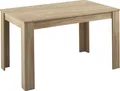 Esstisch BYLIVING "Nepal", braun (eichefarben, eichefarben, eichefarben), B:140cm H:75cm T:80cm, Tische, Esstisch, Breite 80/ 90/ 120 oder 140 cm, verschiedene Ausführungen erhältlich