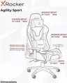 Agility Sport - Esport Office Gaming Chair - Blue
