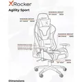 Agility Sport - Esport Office Gaming Chair - Blue - Blau/Schwarz